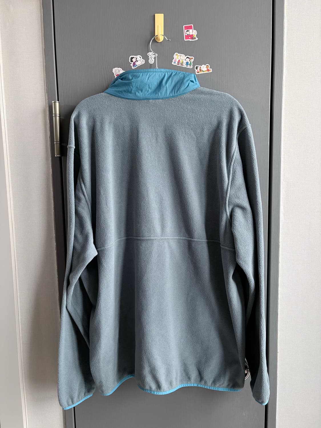 (XL) 파타고니아 마이크로디니 플리스 하프 집업 그레이 블루 상품이미지3