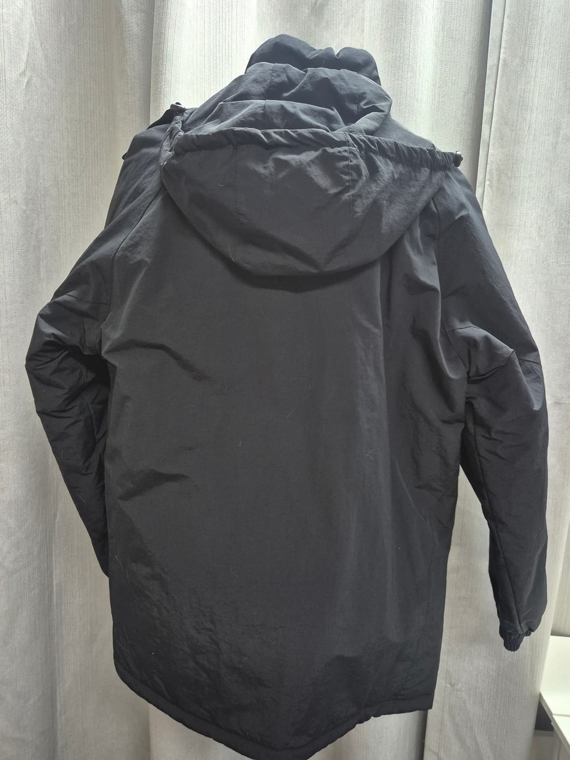 나이키 맨유 AIG 바람막이 후드 자켓 블랙/남105 상품이미지2