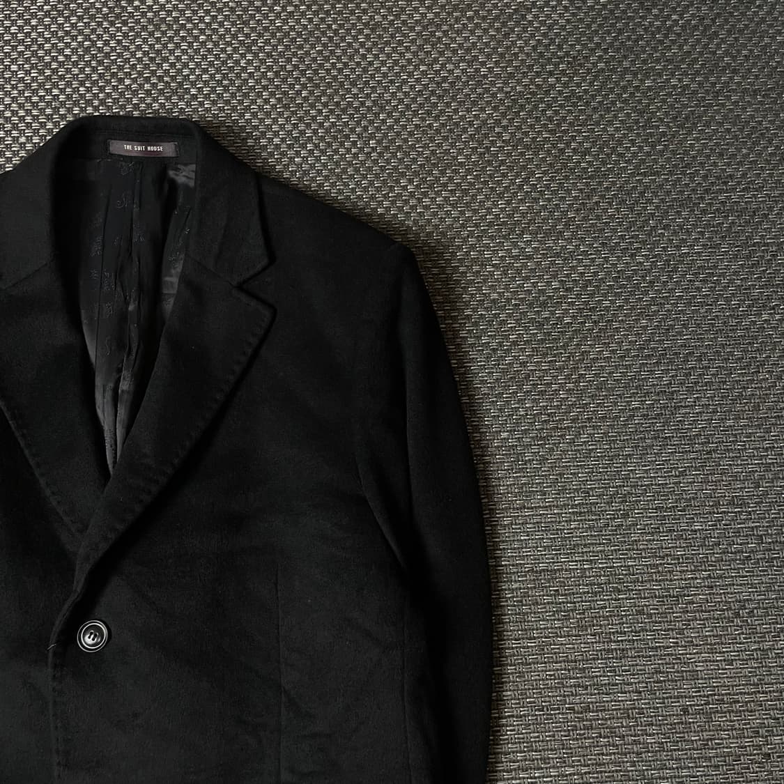 더수트하우스 블랙 캐시미어 100 싱글 코트 상품이미지3