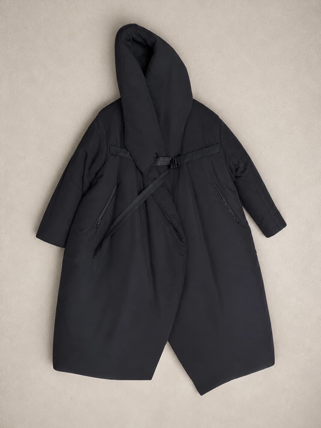 Julius 19aw Fixed Hooded Overcoat 상품이미지3