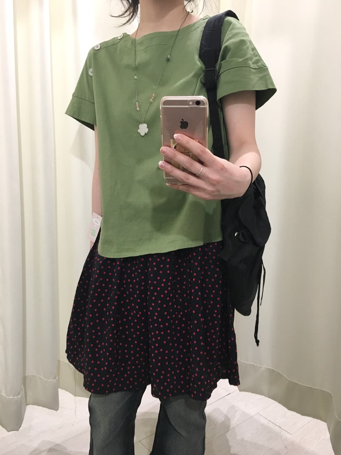 Dot Layered Sleeveless 상품이미지7