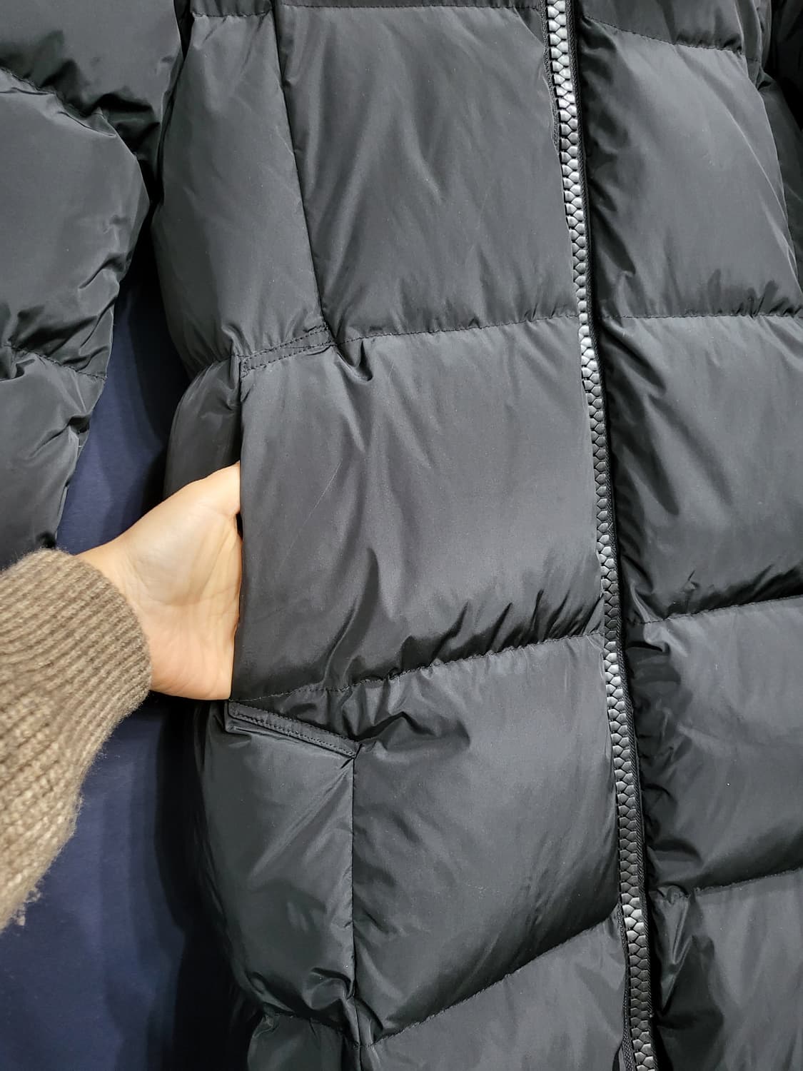 LUCKIER 폭스 덕다운 롱패딩 상품이미지4