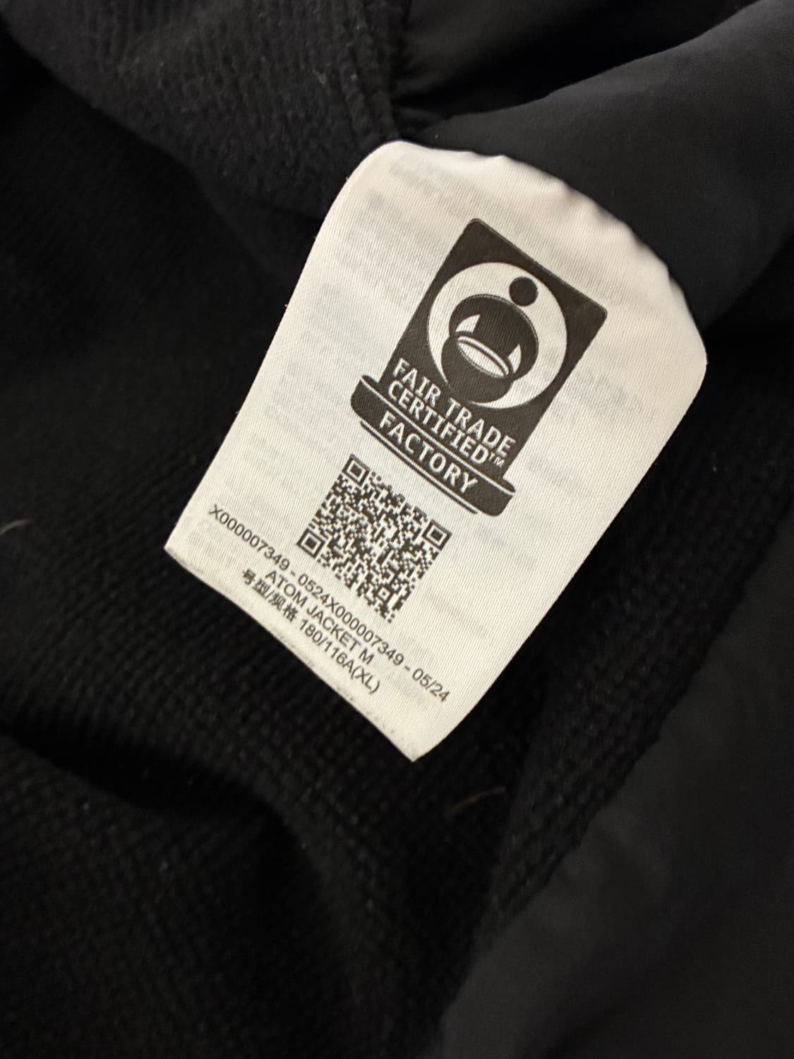 아크테릭스 아톰lt 논후디 블랙 XL 상품이미지4