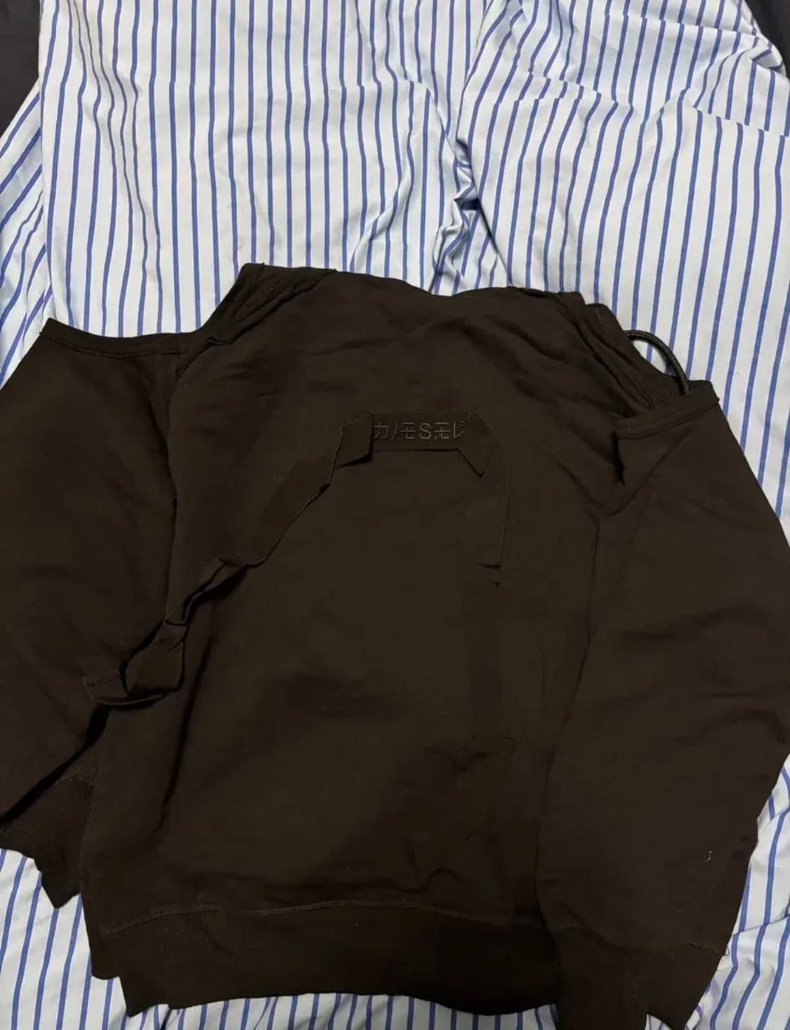 디젤 오프숄더 블랙 후드티 상품이미지2