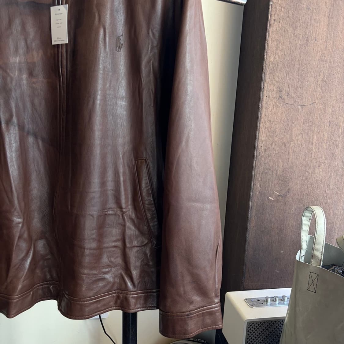15343 - 폴로 랄프로렌 브라운 레더 자켓 상품이미지4