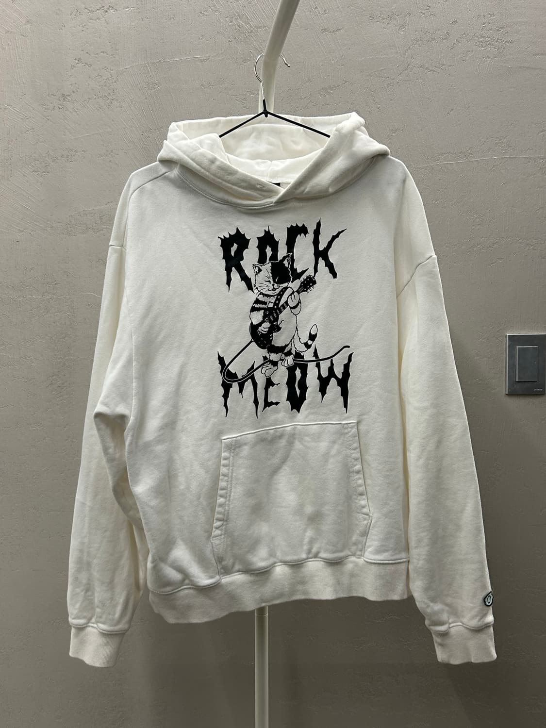 나이스고스트클럽 고양이 프린팅 후드티 상품이미지2