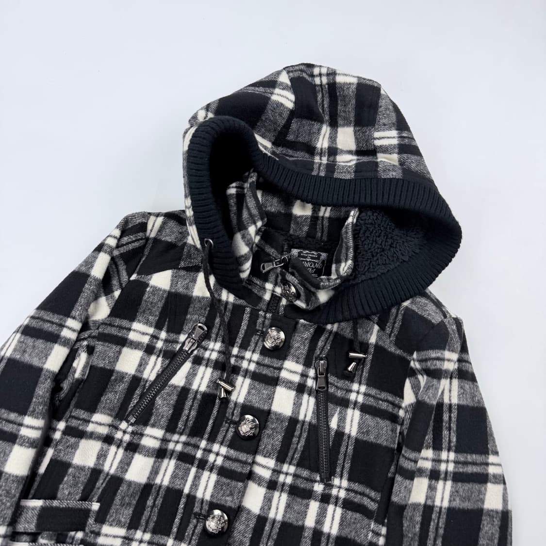 일본빈티지 y2k 갸루st 후드코트 상품이미지3