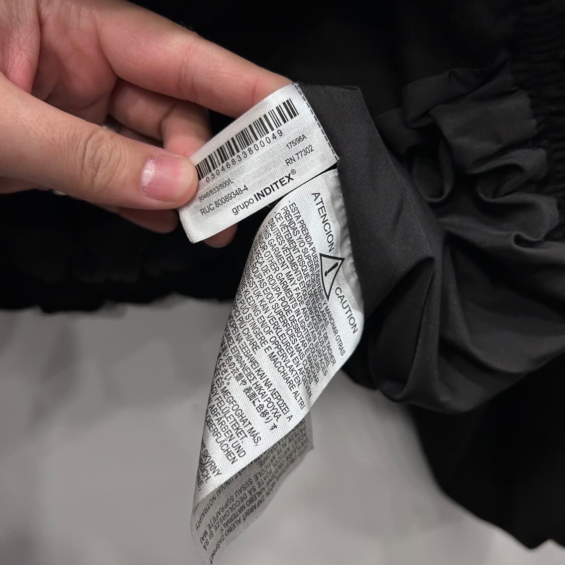 자라 셔링 후드 스웨이드 집업 크롭 자켓 상품이미지4