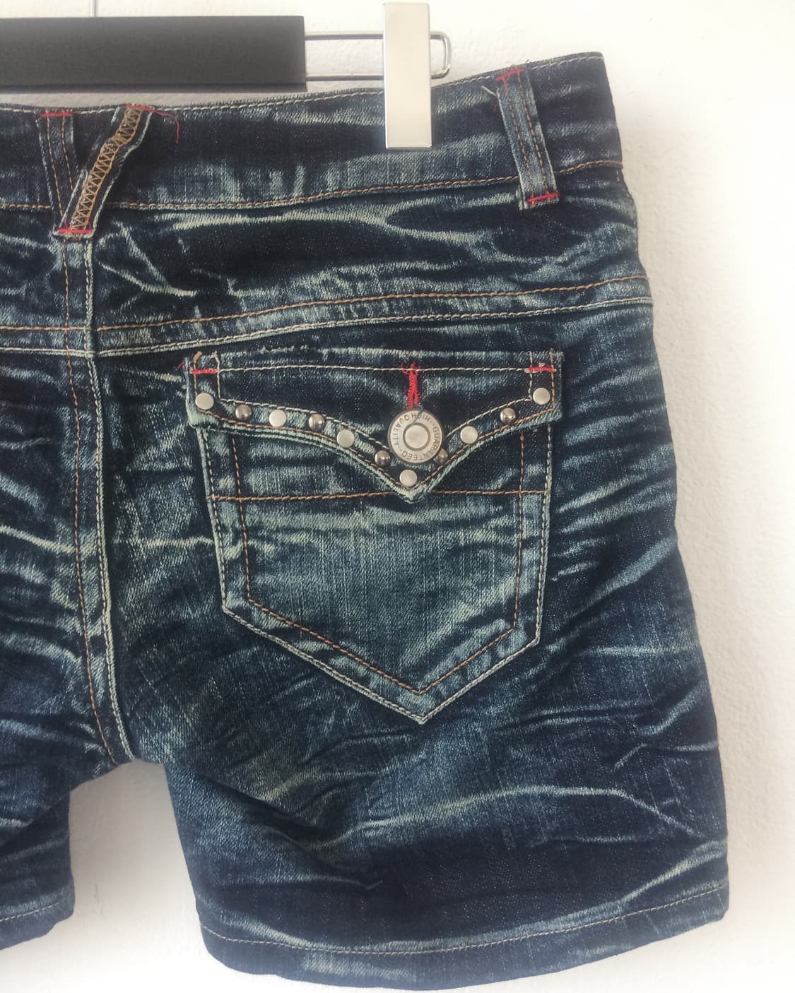 Washing denim short 상품이미지5