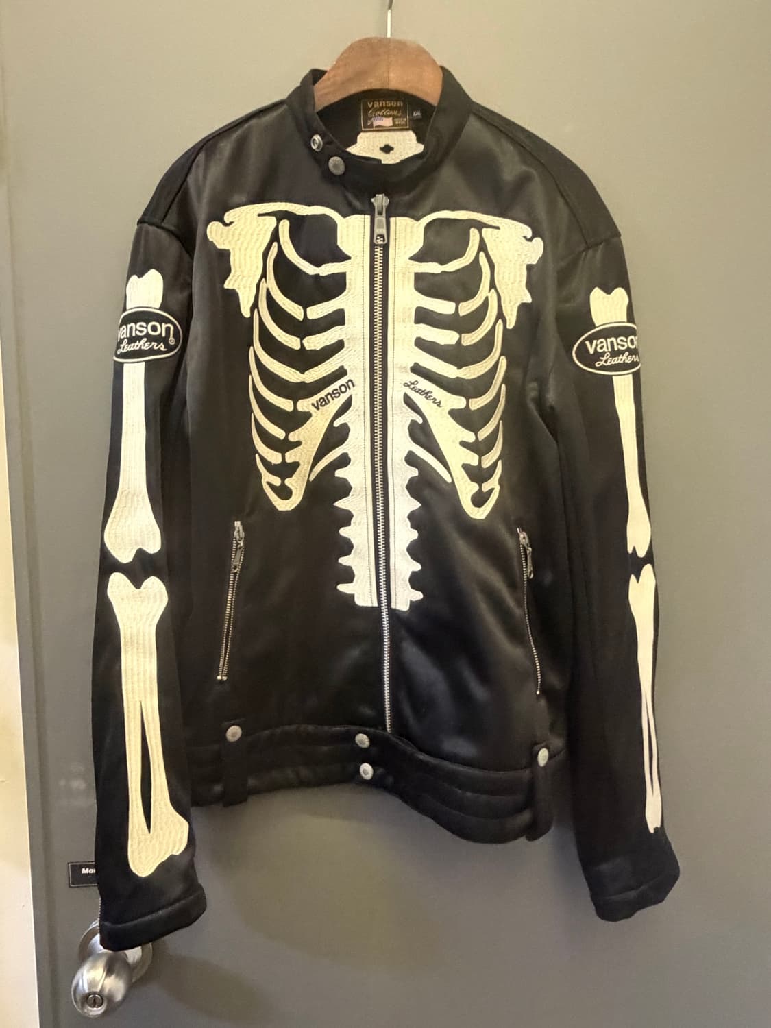 Vanson Leathers 스켈레톤 라이더 자켓 상품이미지3