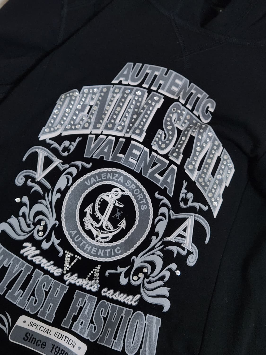 펑크 y2k 큐빅 레터링 후드 원피스 상품이미지2