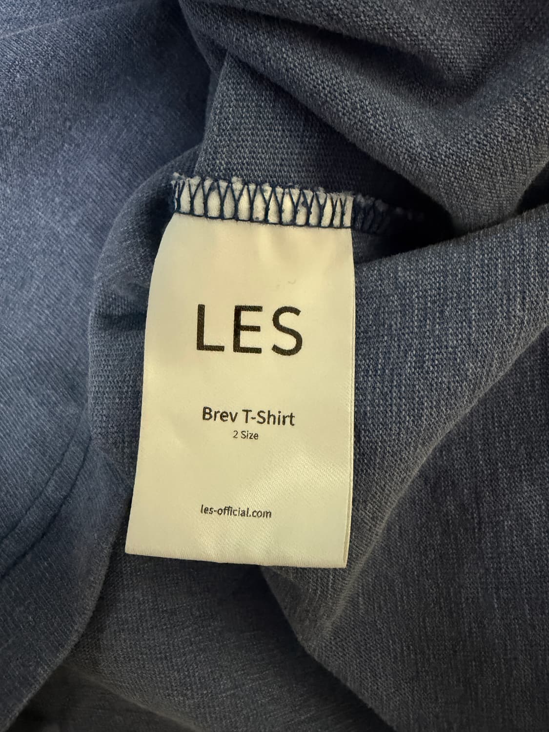 LES Brev t-shirt (blue) 2 상품이미지3