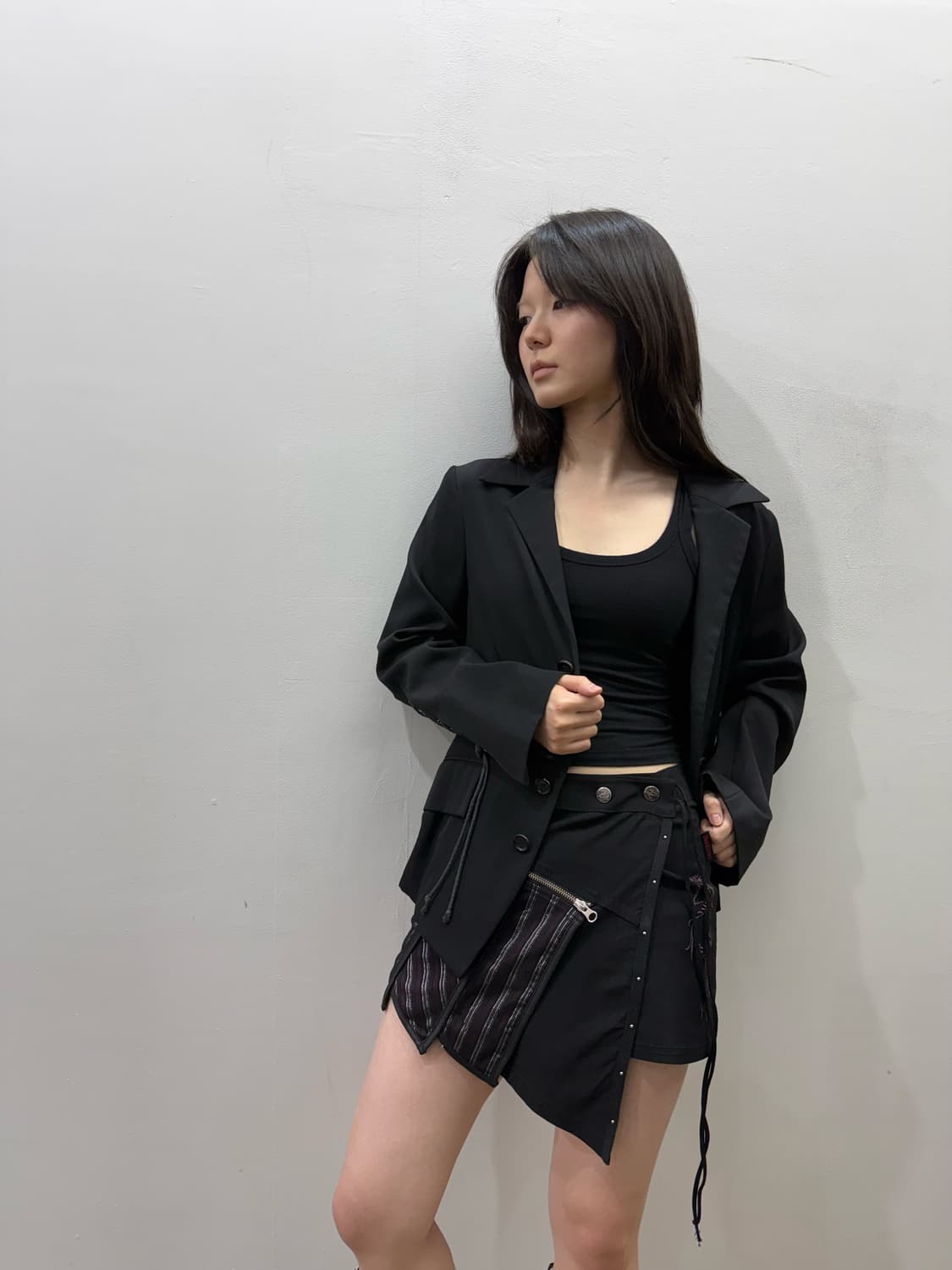 오즈온 오즈크로스 고딕 랩 스커트 상품이미지4