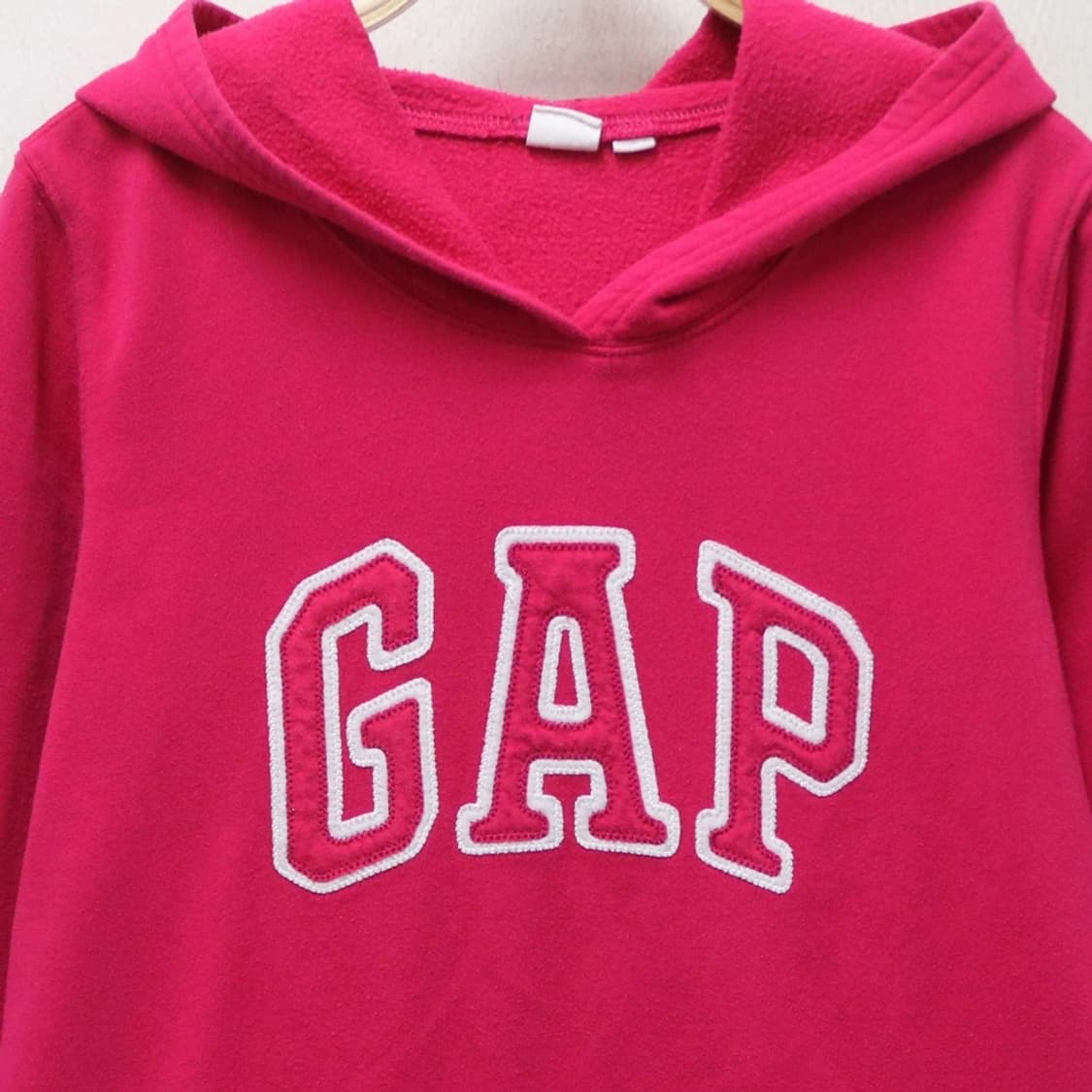 갭 핫핑크 베이직 로고 후드티 63452 상품이미지3
