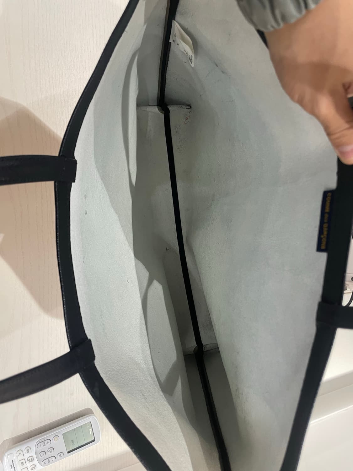 꼼데가르송 레더 토트백 2017-2018 상품이미지2