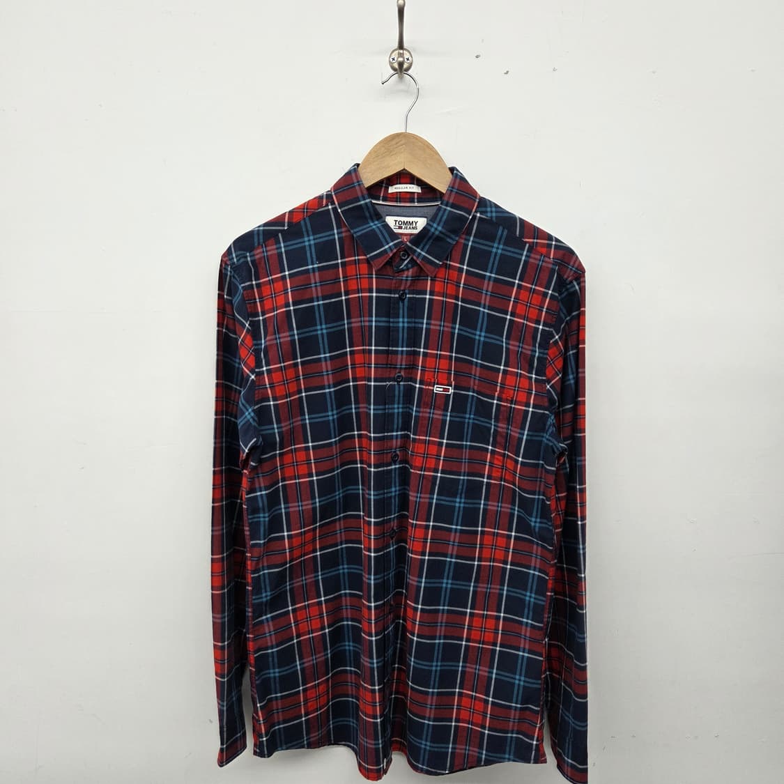 타미힐피거 체크 셔츠 남L 상품이미지1