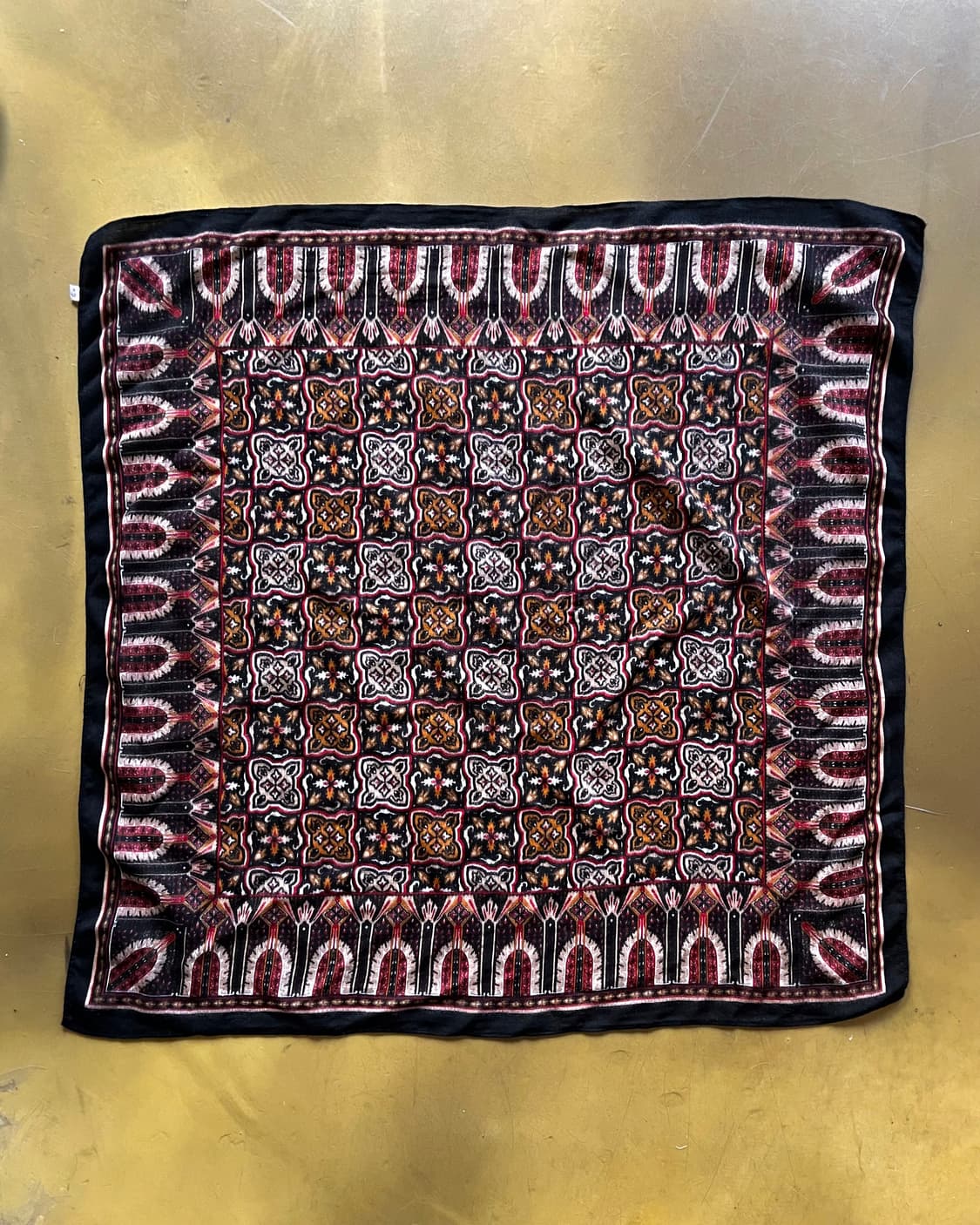 Jpn Vintage Native Pattern Wool Scarf 상품이미지4