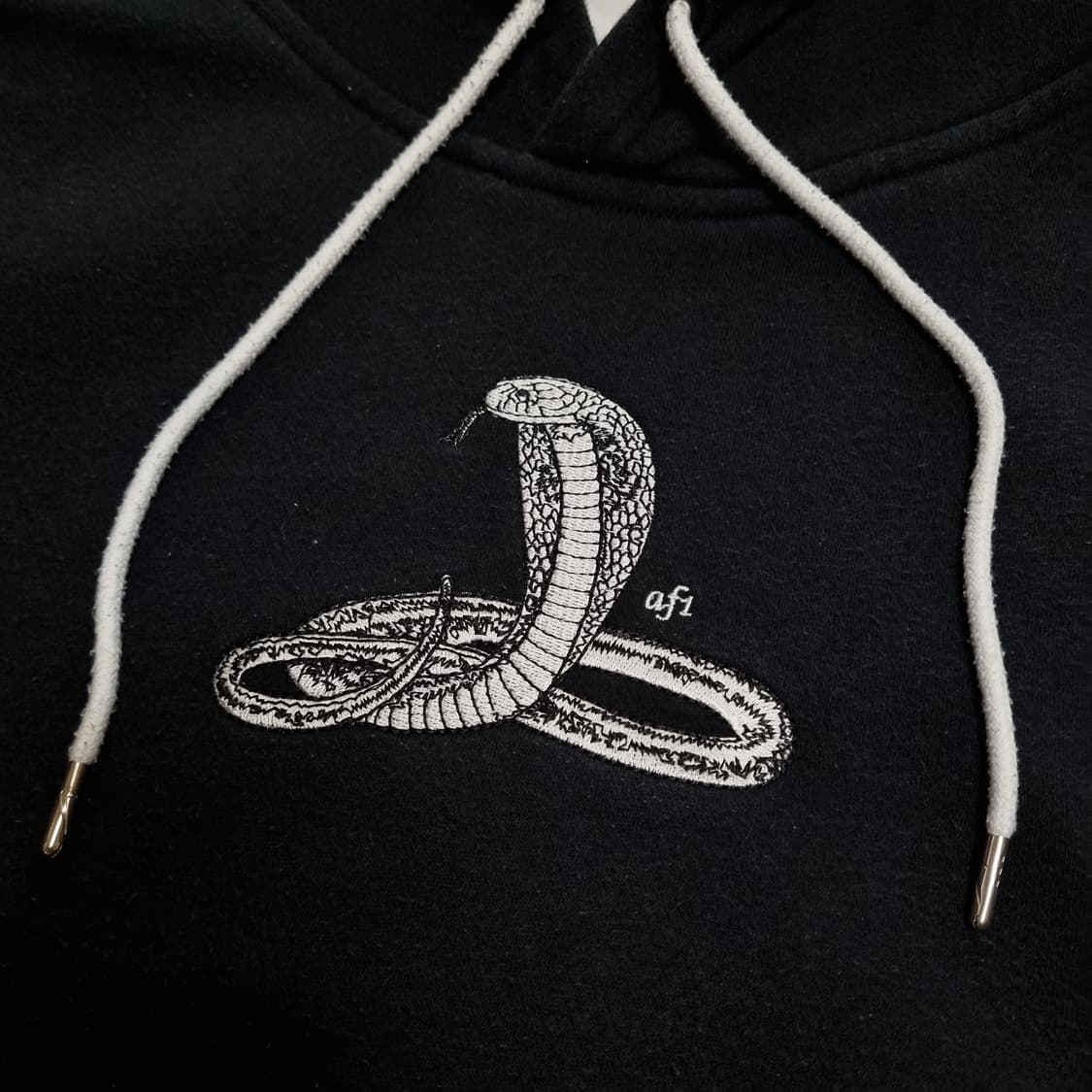 나이키 NRG 에어포스1 코브라 스네이크 후드 티셔츠 L 빈티지 뱀피  상품이미지2