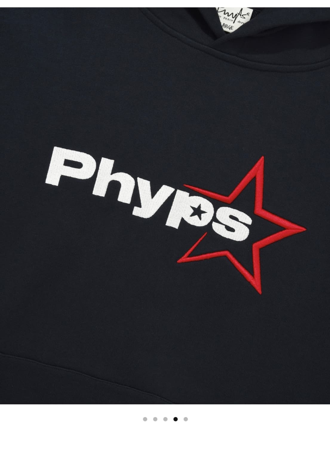 Phyps 네이비 후드티 상품이미지4