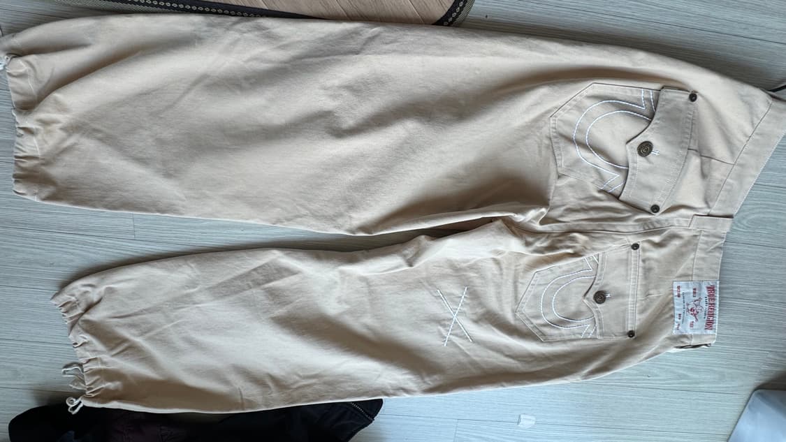 트루릴리전 베이지 팬츠 m 판매 상품이미지8