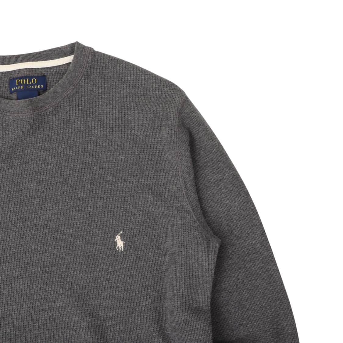 폴로 랄프로렌 그레이 와플 롱슬리브 티셔츠 상품이미지3