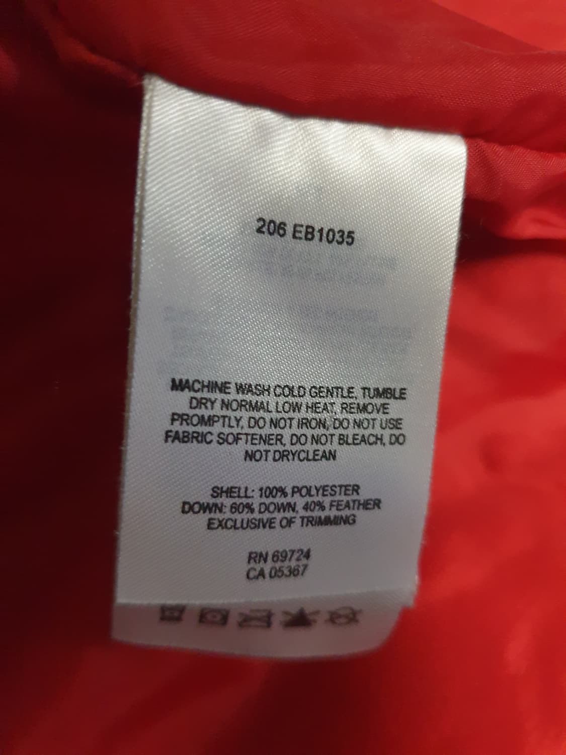 (해외제품) 콜롬비아 우먼 다운 패딩 베스트 조끼 레드 (M) 상품이미지5