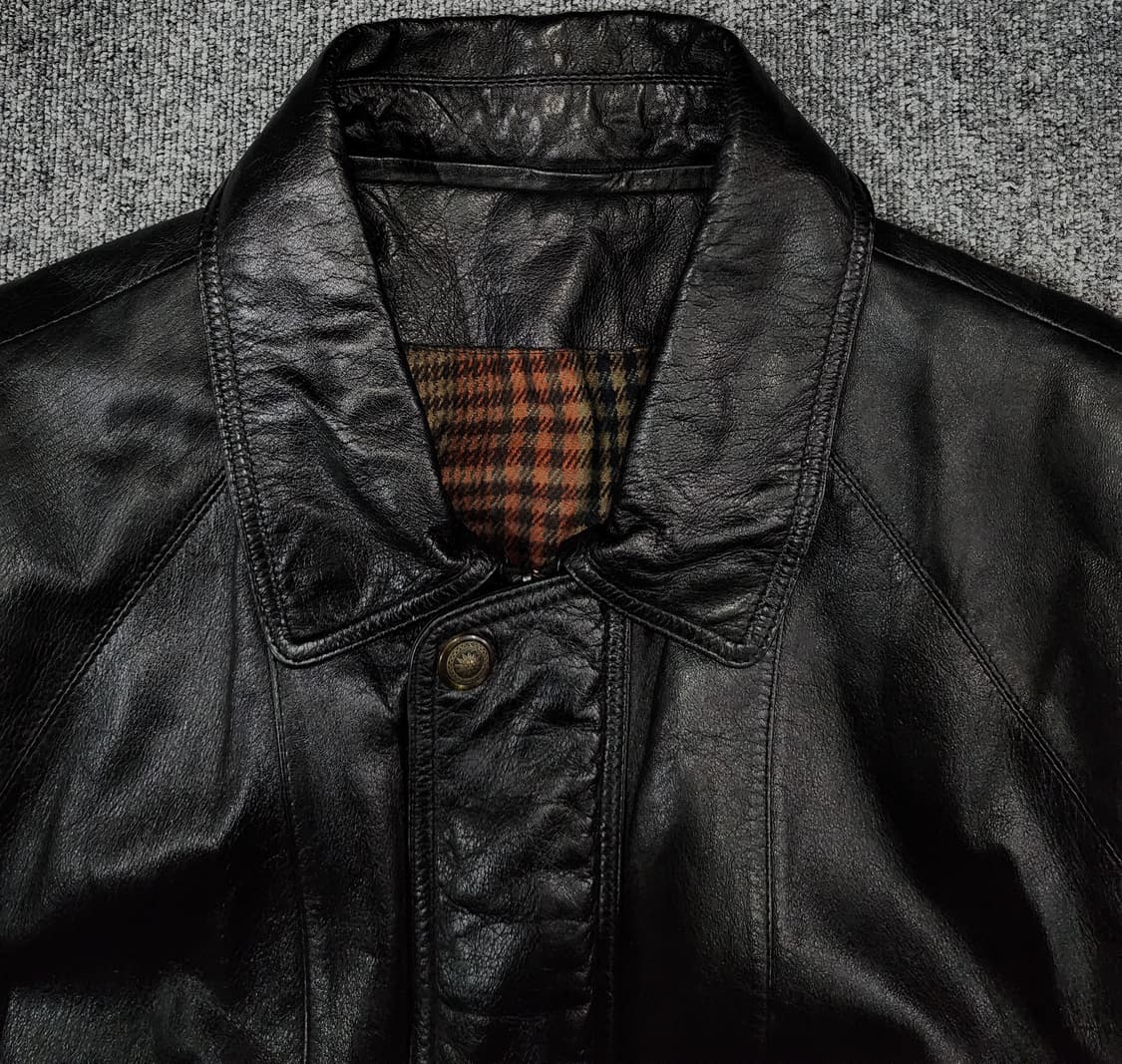 빈티지 양가죽 램스킨 집업 봄버 가죽자켓 레더자켓 105 상품이미지5
