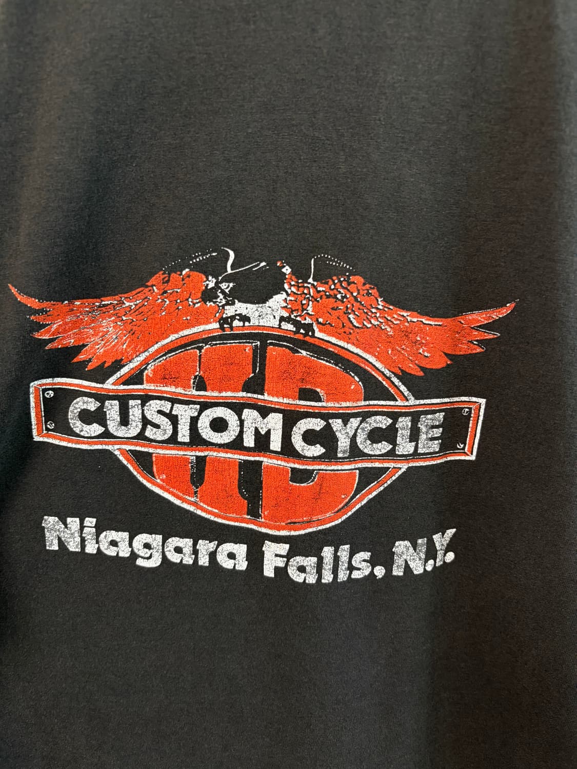 90s Hanes '바이크 써클' 빈티지 티셔츠 상품이미지4