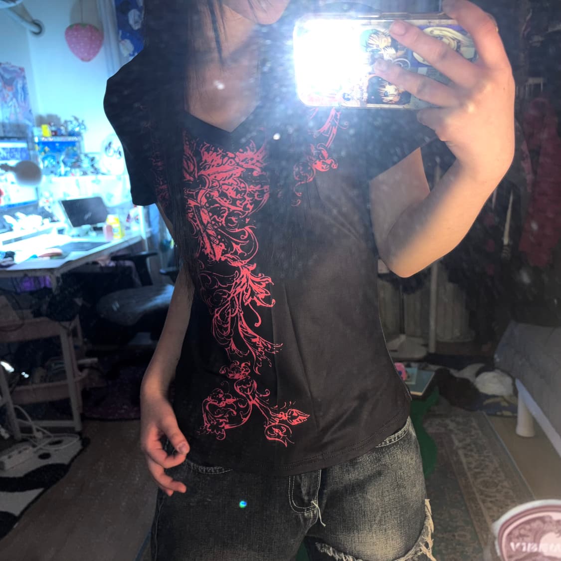 Vintage Tattoo Short Sleeve T-shirt 상품이미지1