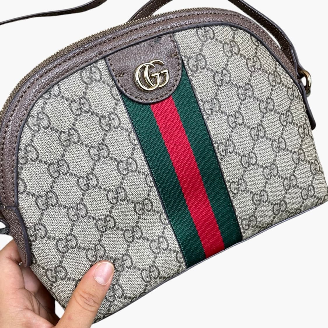 구찌 Gucci 오피디아 GG 슈프림 웹 스트라이프 크로스백 상품이미지2