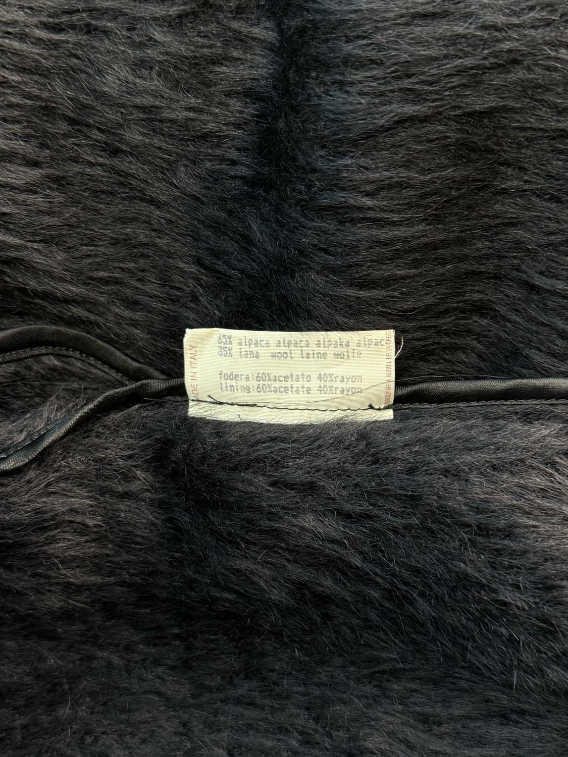 Margon 블랙 알파카 울 코트 (Italy) 상품이미지10