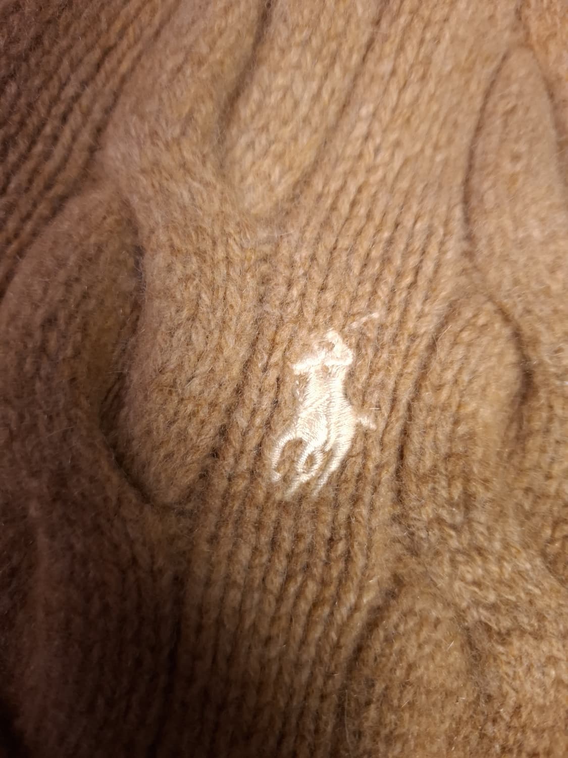 새제품 신형 오리지날 랄프로렌폴로 우먼용 울 케이블 상품이미지4