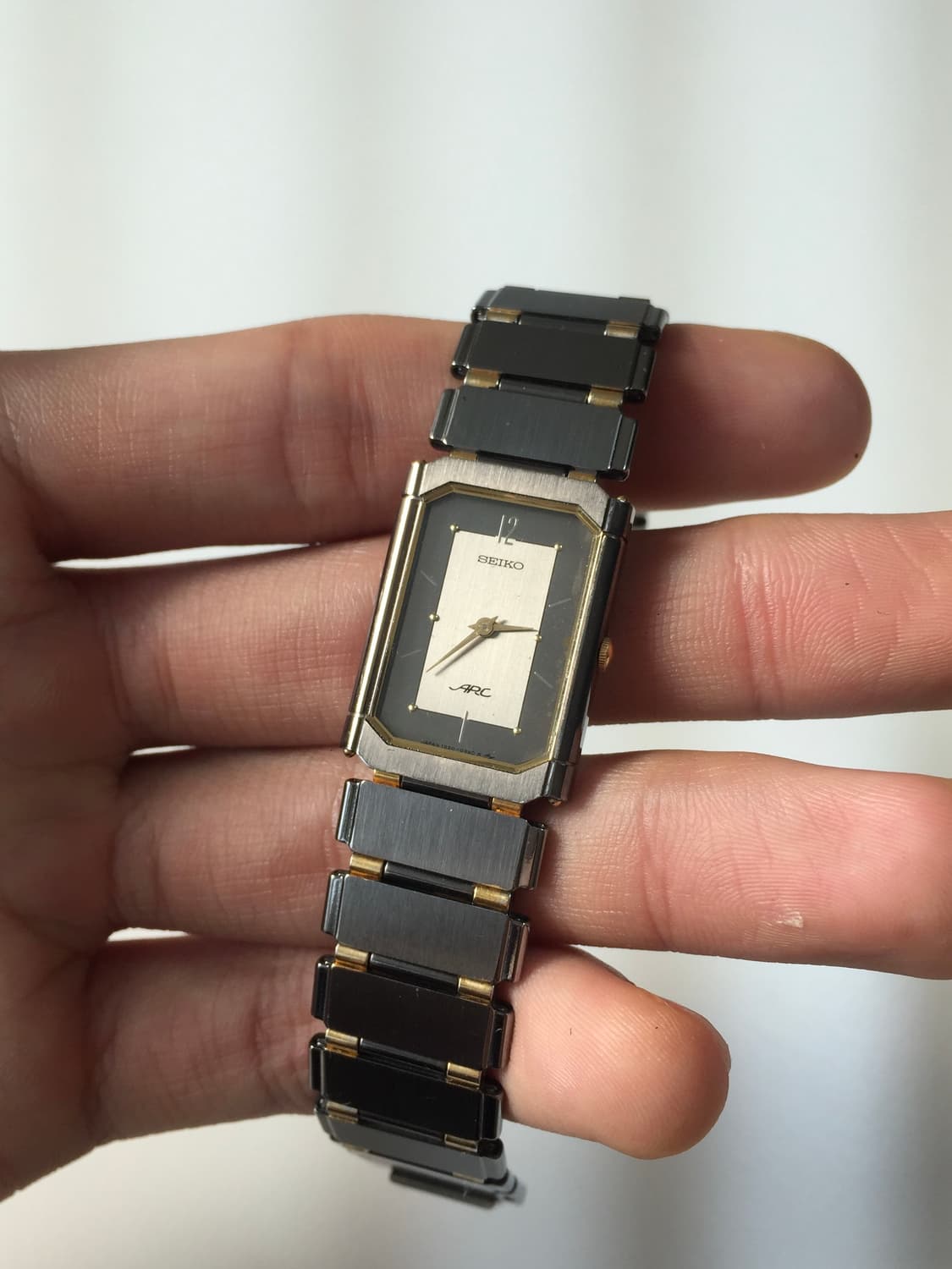 80s seiko arc quartz tank 상품이미지4