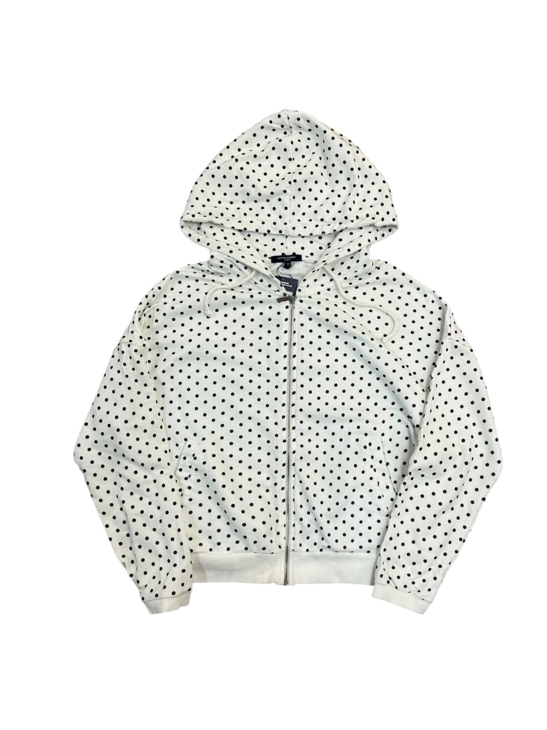 코데즈컴바인 도트 후드집업 화이트 85 #csz3972 상품이미지3