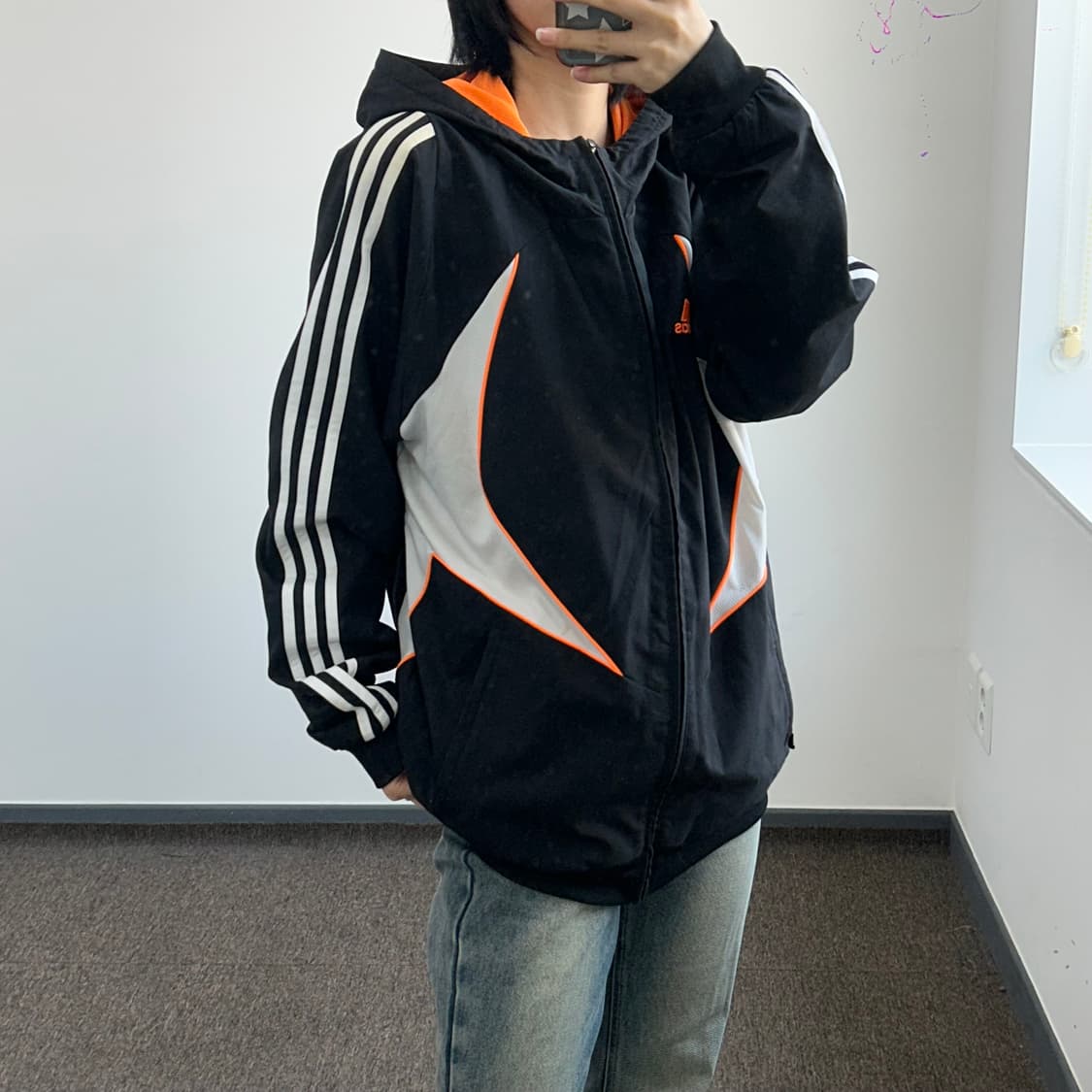 Adidas 아디다스 스타 우븐 바람막이 상품이미지2