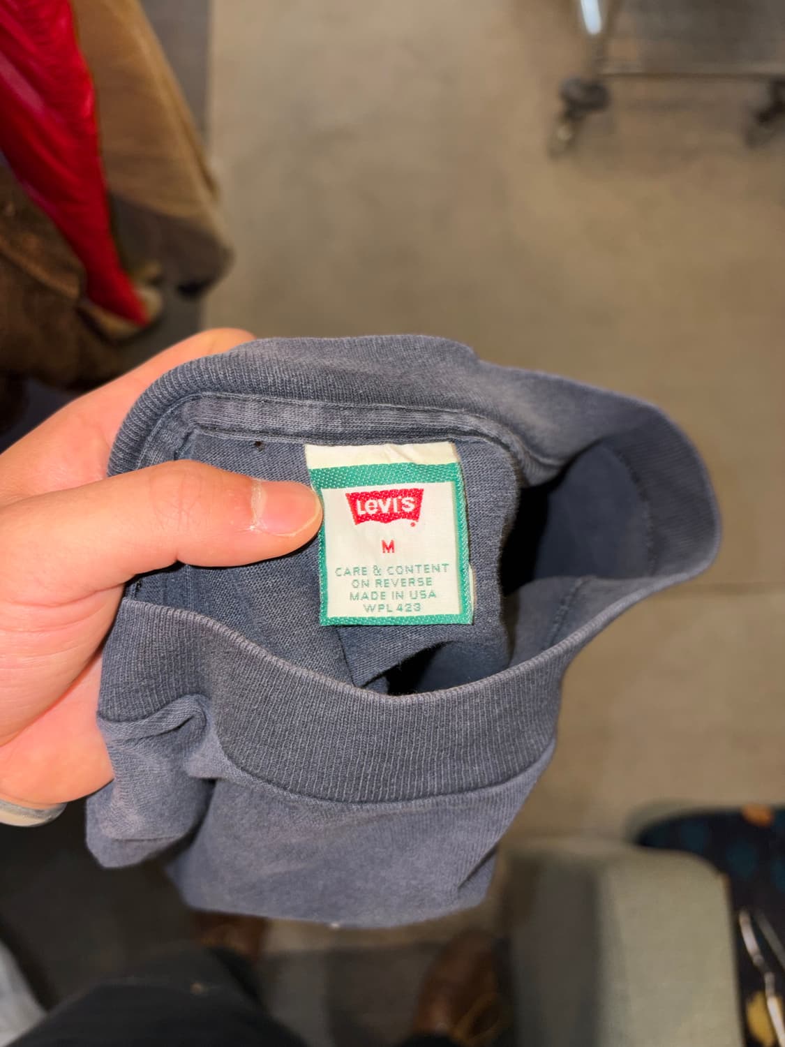 90’s Levi’s 501 logo print hard faded T 상품이미지9