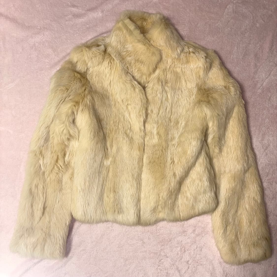 Barbie 바비 아이보리 래빗 퍼 자켓 상품이미지1