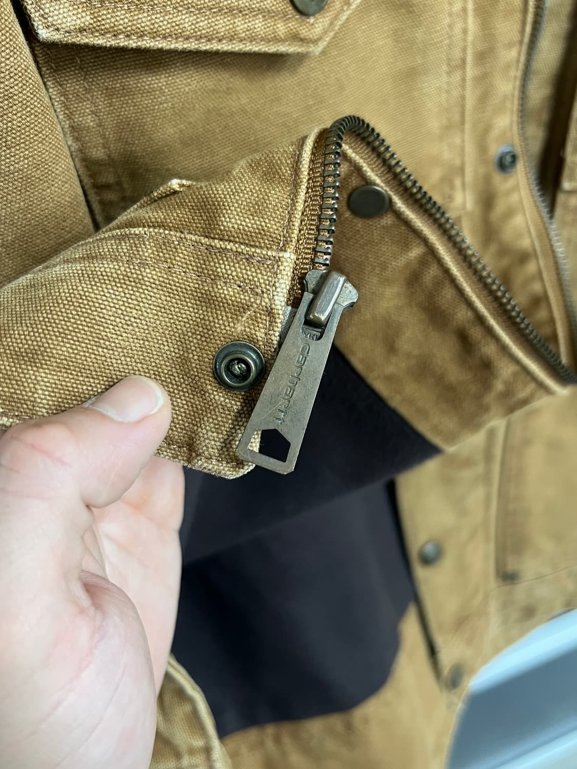 Carhartt 칼하트 샌드스톤 버윅 트러커 워크자켓 상품이미지6