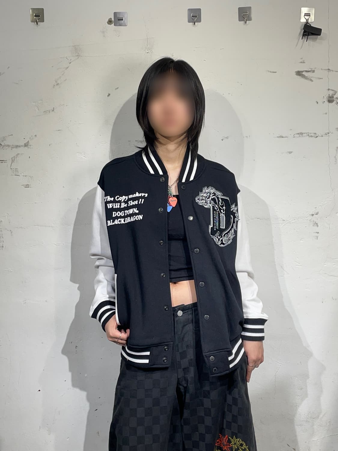 데드스탁 도그타운 블랙드래곤 오리엔탈 자수 바시티 자켓 F 상품이미지2