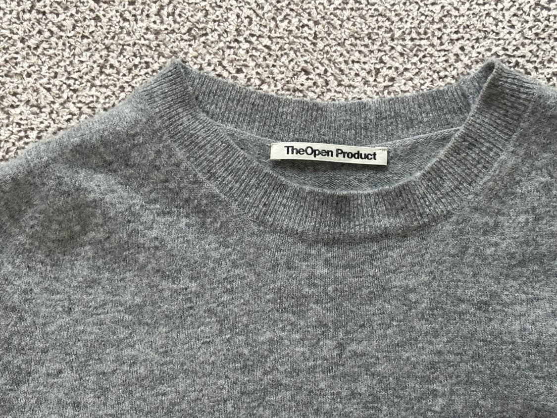 더오픈프로덕트 니트 그레이 상품이미지2