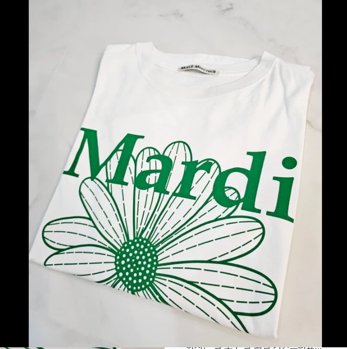 마르디 메크르디 플라워 티셔츠 남95 여~77 상품이미지1