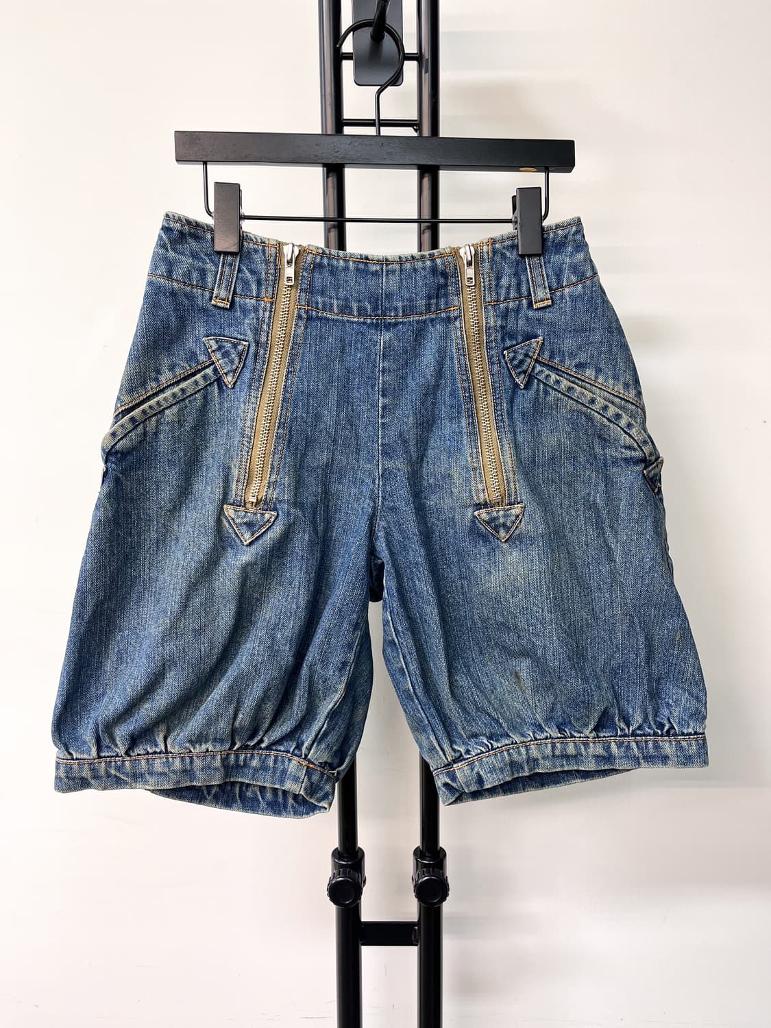 네넷 프론트 더블 집 벌룬 쇼츠 상품이미지1