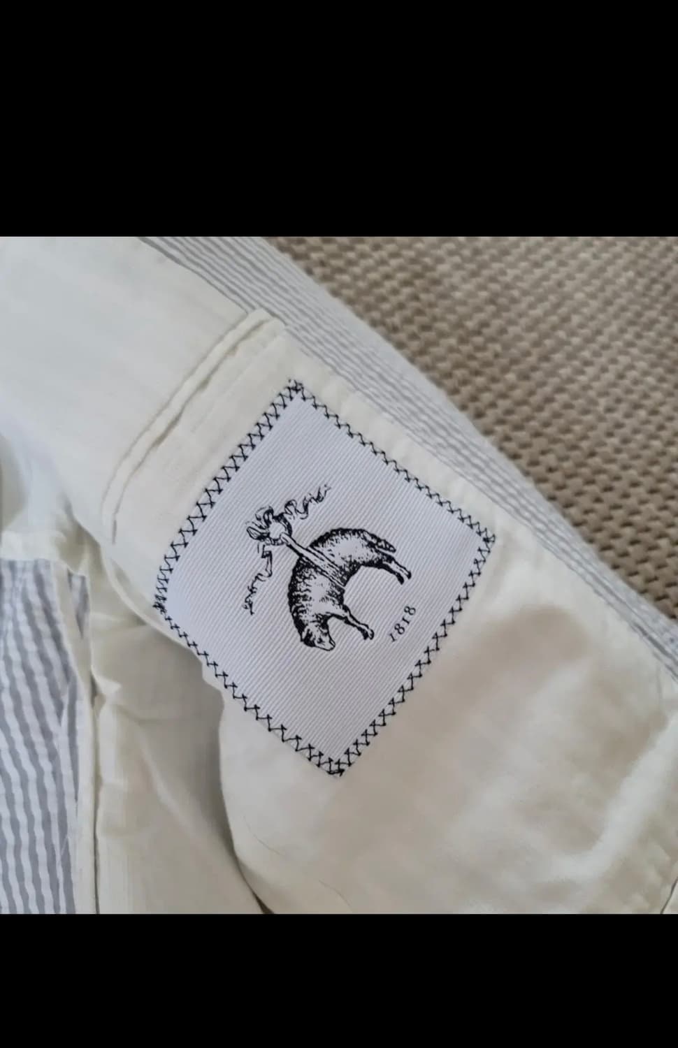 톰브라운 브룩스브라더스 정통 시어서커 블레이저 블랙 프리스 프레피 상품이미지3