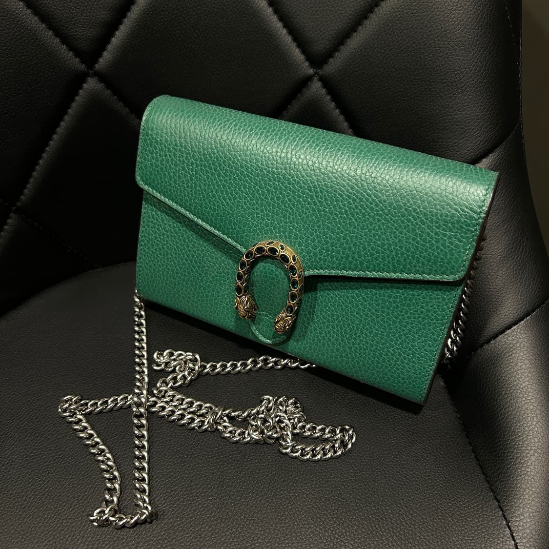 구찌 디오니소스 에메랄드 그린 체인백 상품이미지2