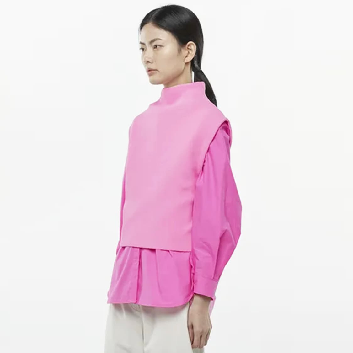 아모멘토(AMOMENTO) 모크넥 립 탑 55-66 새상품 상품이미지2