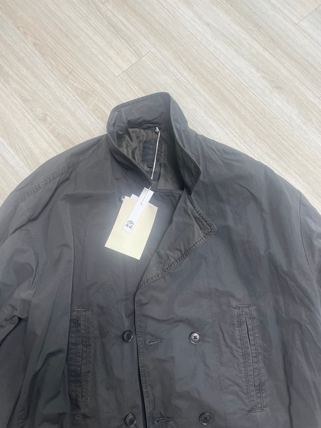 폴리테루 스프링 피코트 다크올리브 3사 판매or교환 상품이미지1