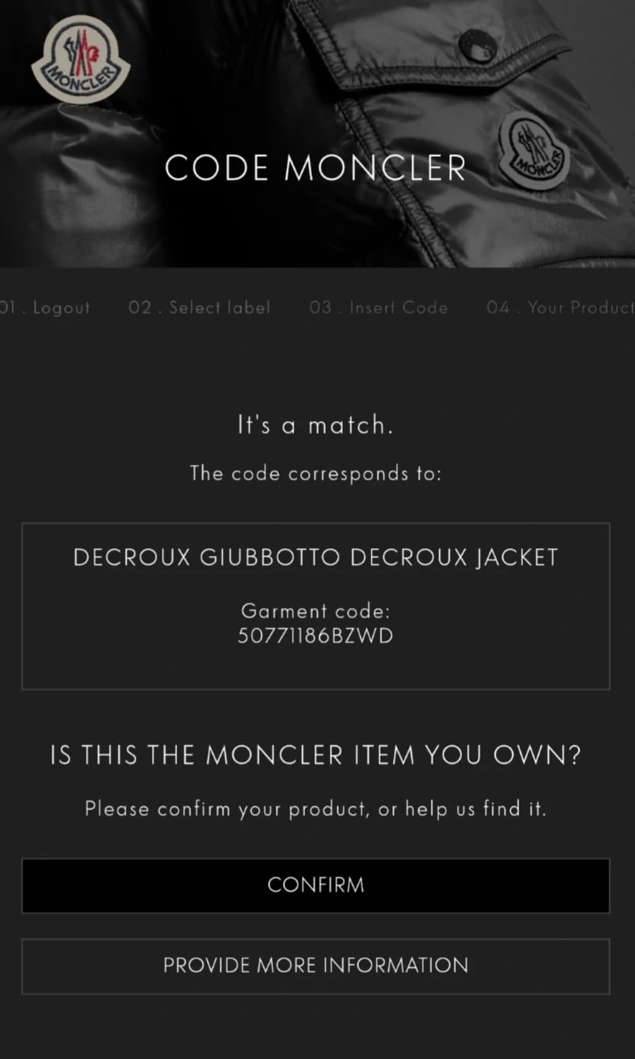 몽클레어 블랙와펜 tg3 decroux giubbotto black 상품이미지7