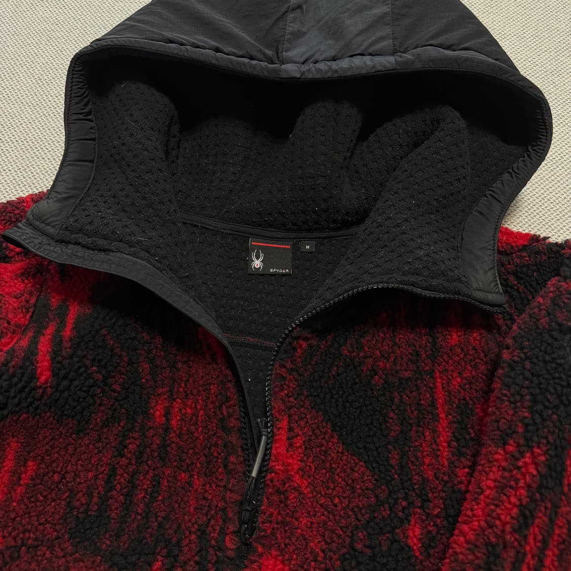 스파이더 풀오버 플리스 후드자켓 상품이미지3