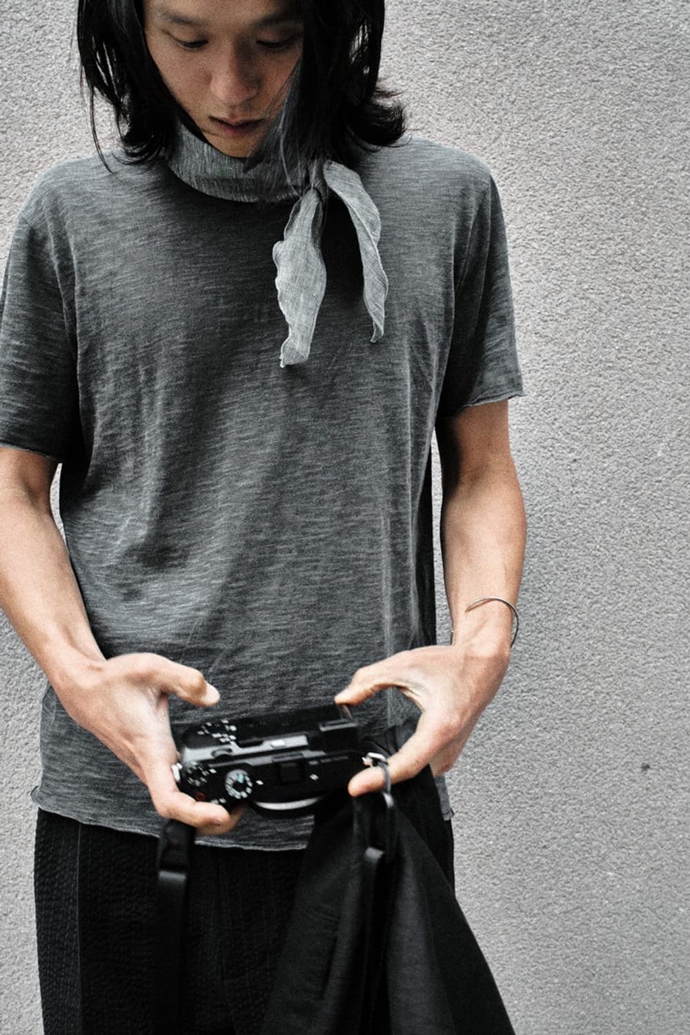 모노프리베 Textured Roll Scarf grain 상품이미지1