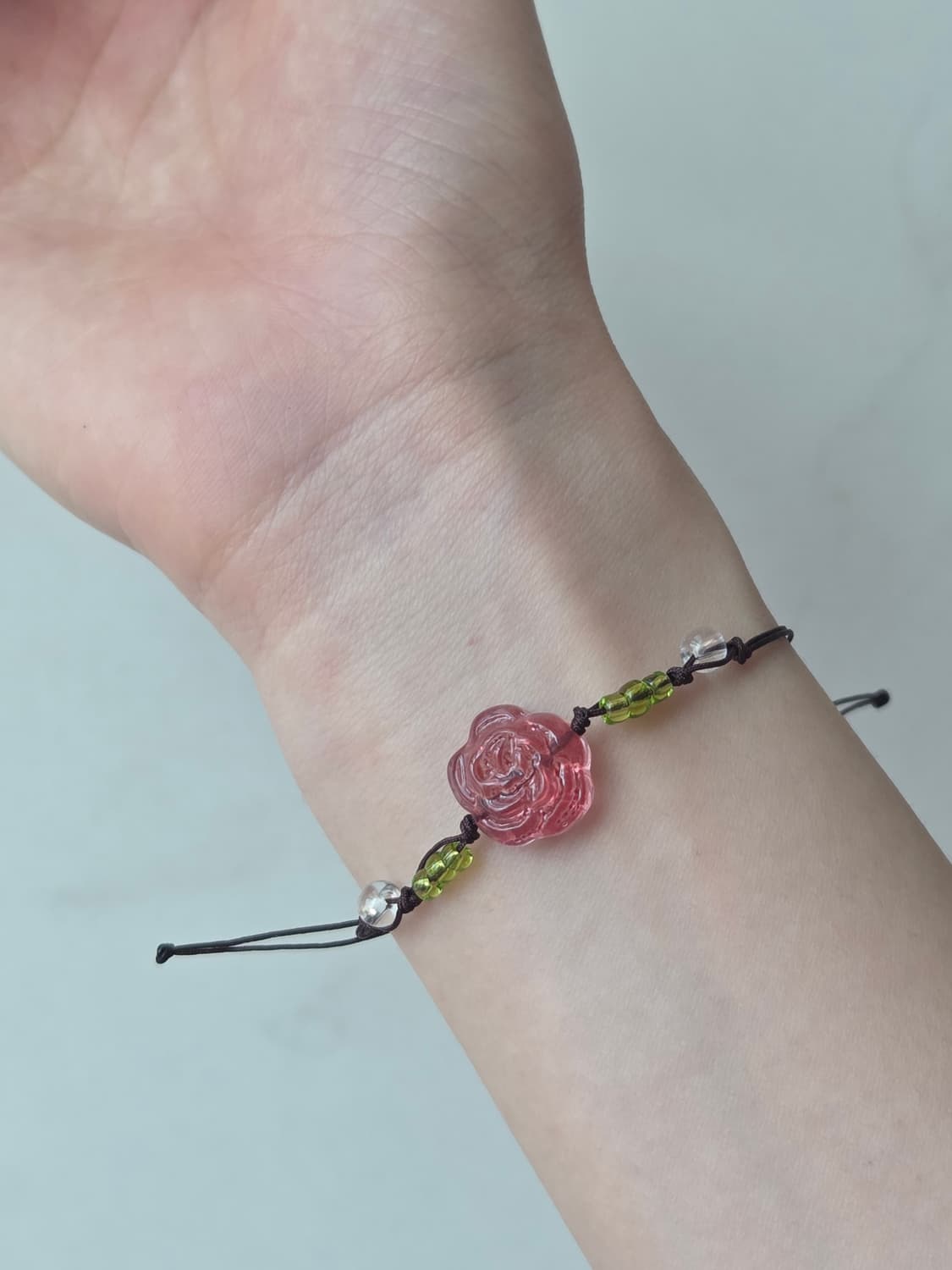 [Handmade] 로즈 비즈팔찌 상품이미지1